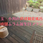 埼玉で誕生日デート♡露天風呂付き客室の時間利用で温泉と食事…ゆったりしたひと時を